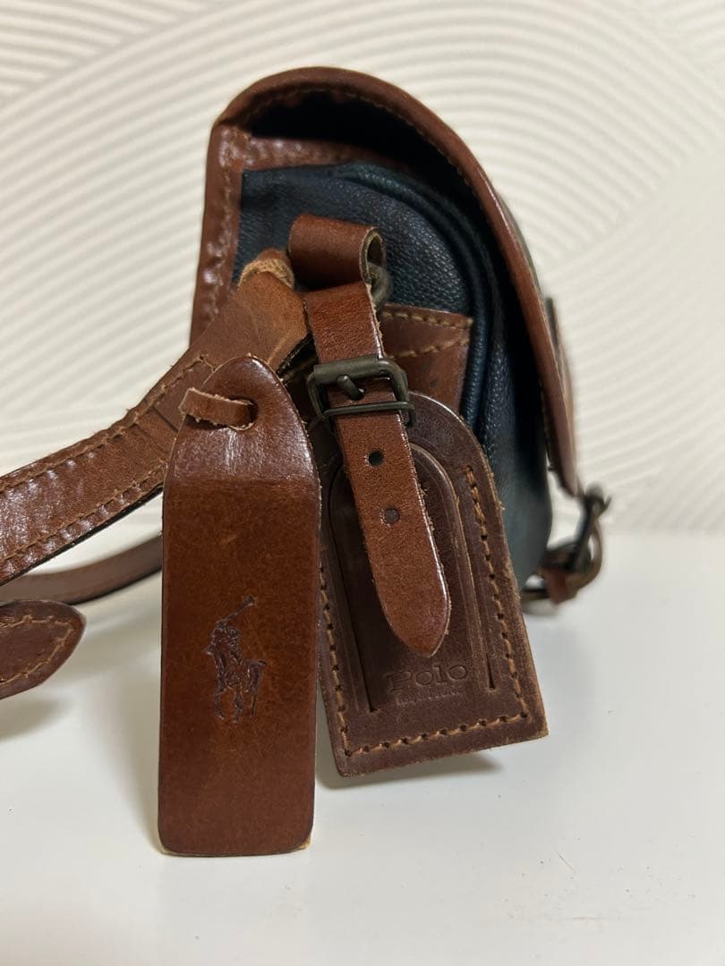 POLO RALPH LAUREN ショルダーバッグ チェック柄 ヴィンテージ