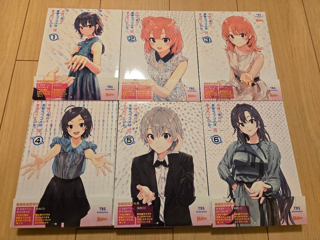 やはり俺の青春ラブコメはまちがっている 完　DVD全６巻セット　特典小説付