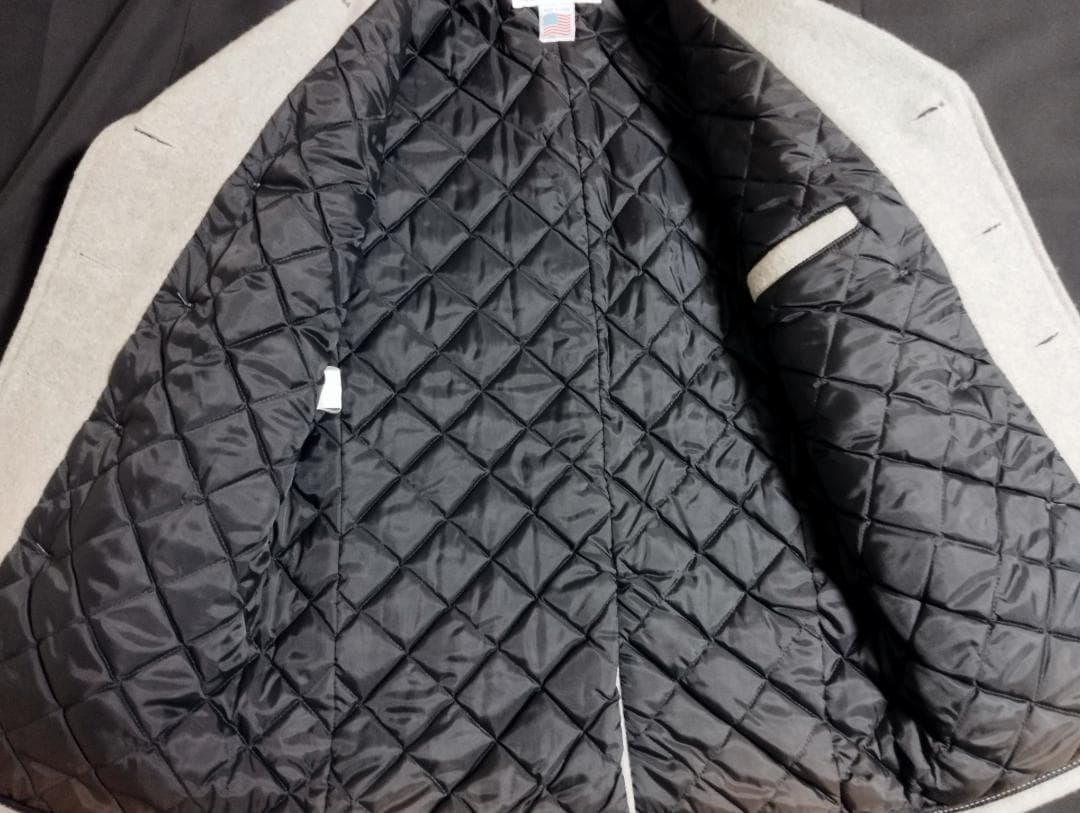 Schott ショット 740N ダブルピーコートUSA製 メルトン グレー