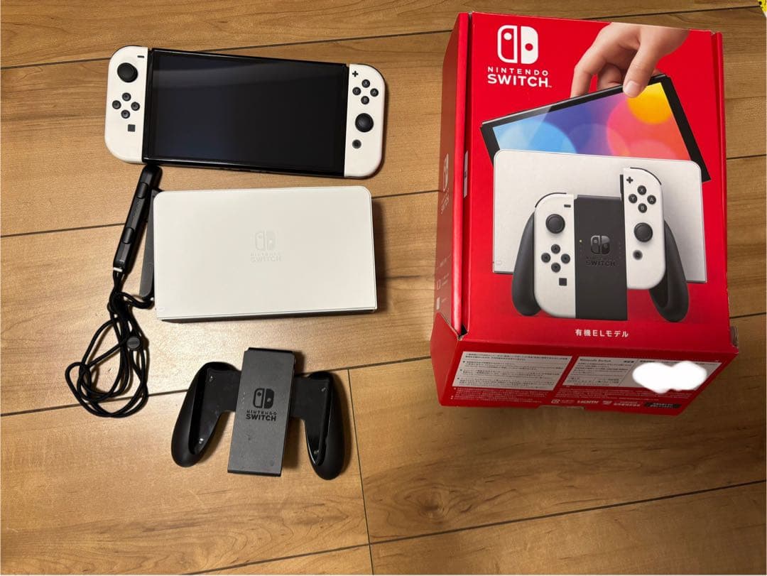 Nintendo Switch 有機ELモデル　ホワイト 本体・付属品 ケース付