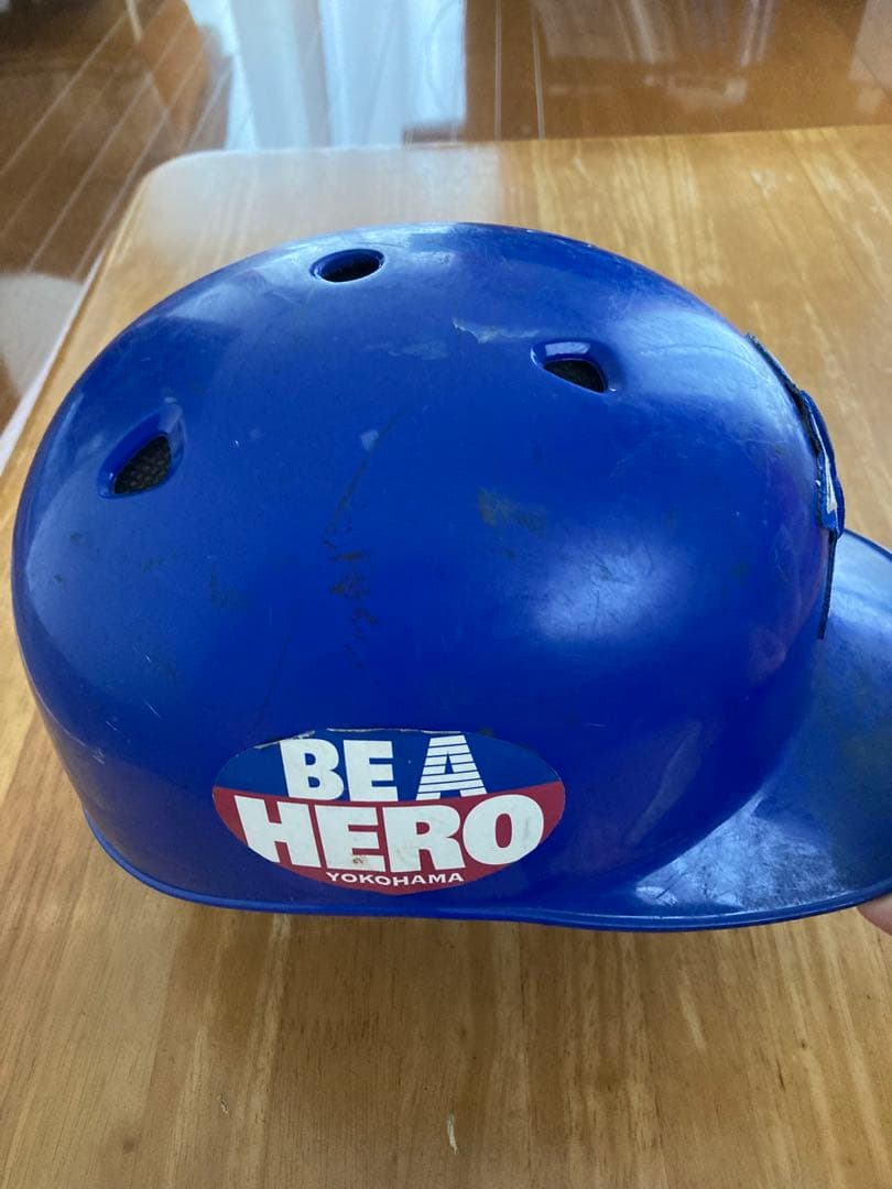 パ*ん様 実使用・直筆サイン入り！　横浜ベイスターズ　金城龍彦　ヘルメット