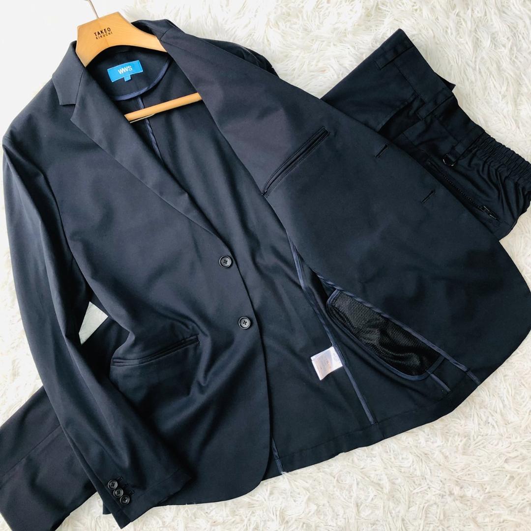 【希少LL】WWS/ワークウェアスーツ★セットアップスーツ ストレッチ