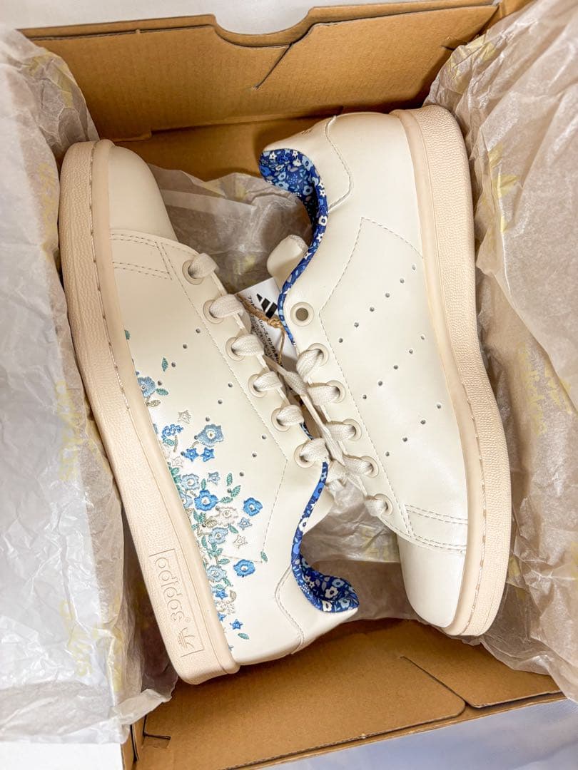adidas スタンスミス LIBERTY コラボ スニーカー 22.5cm新品