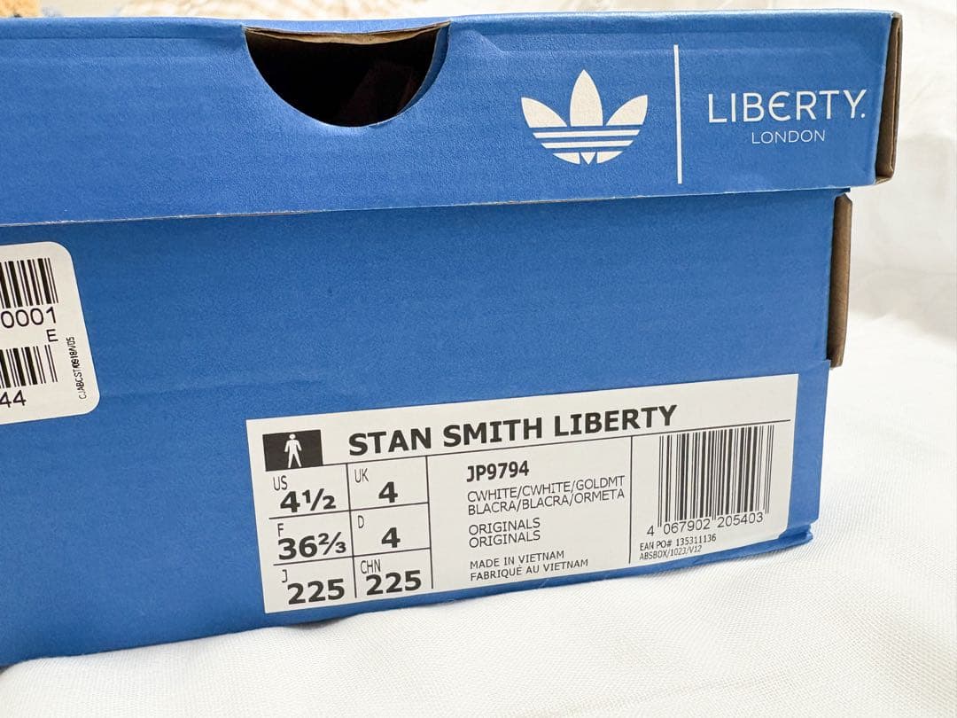 adidas スタンスミス LIBERTY コラボ スニーカー 22.5cm新品