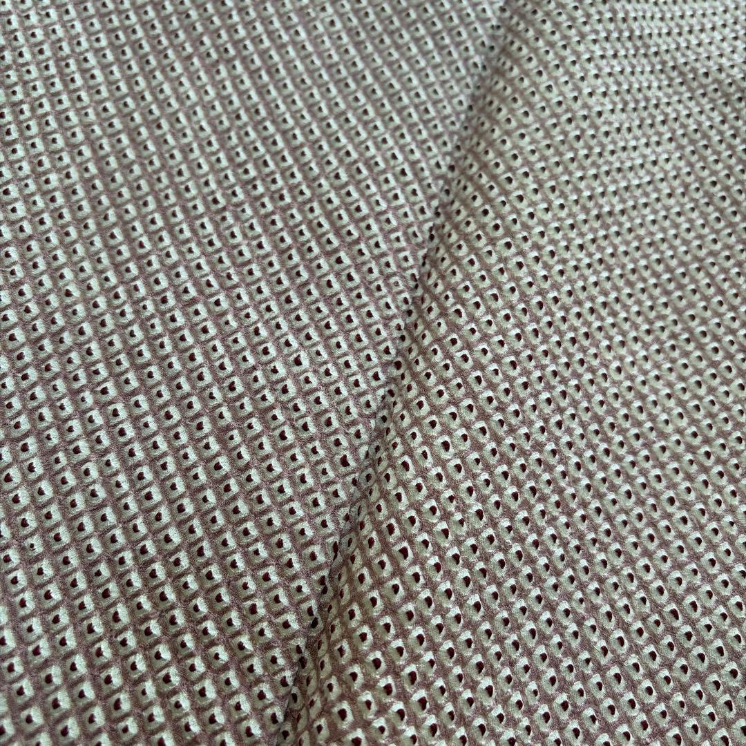 み*さ様 ■E5815■美品■正絹■紅藤色　総絞り　疋田絞り　袷　着物■丈164