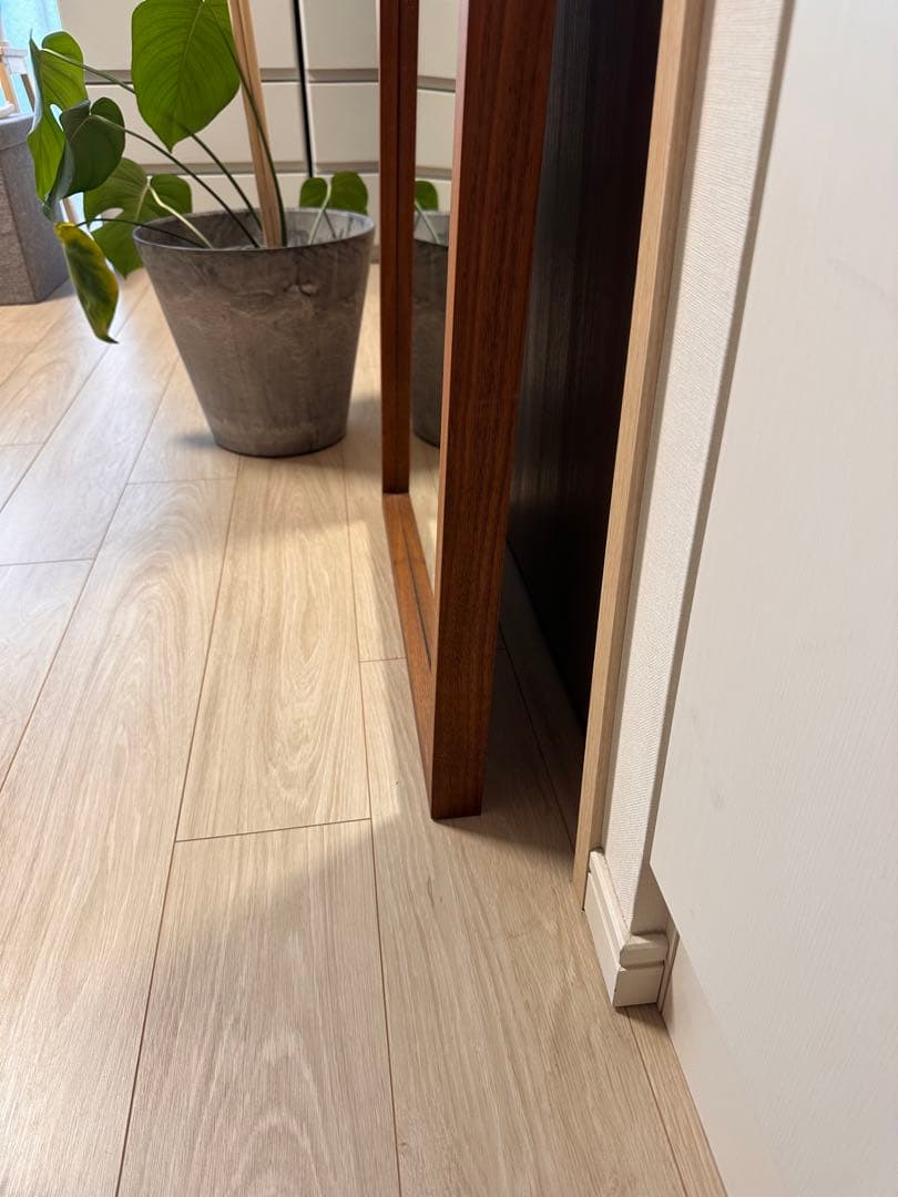 ※値下げ中26日まで【Legnatec】大型　鏡　ウォールナット