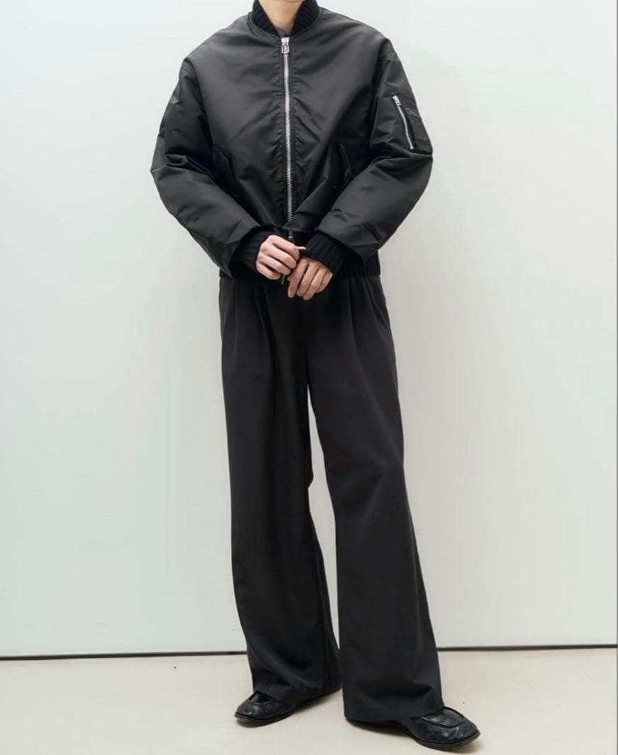 YOKE 25aw Connected Rib Knit フライトジャケット