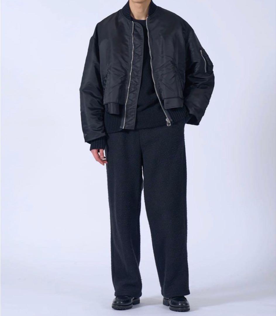 YOKE 25aw Connected Rib Knit フライトジャケット