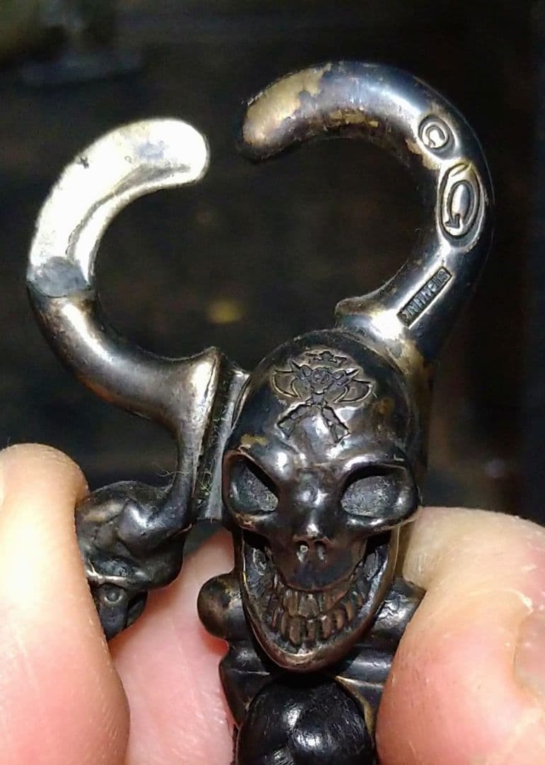 鉄馬　ガボラトリー　Gaboratory ブレイドレザーウォレットチェーン