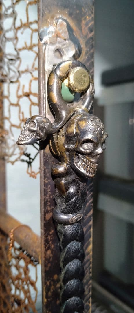 鉄馬　ガボラトリー　Gaboratory ブレイドレザーウォレットチェーン