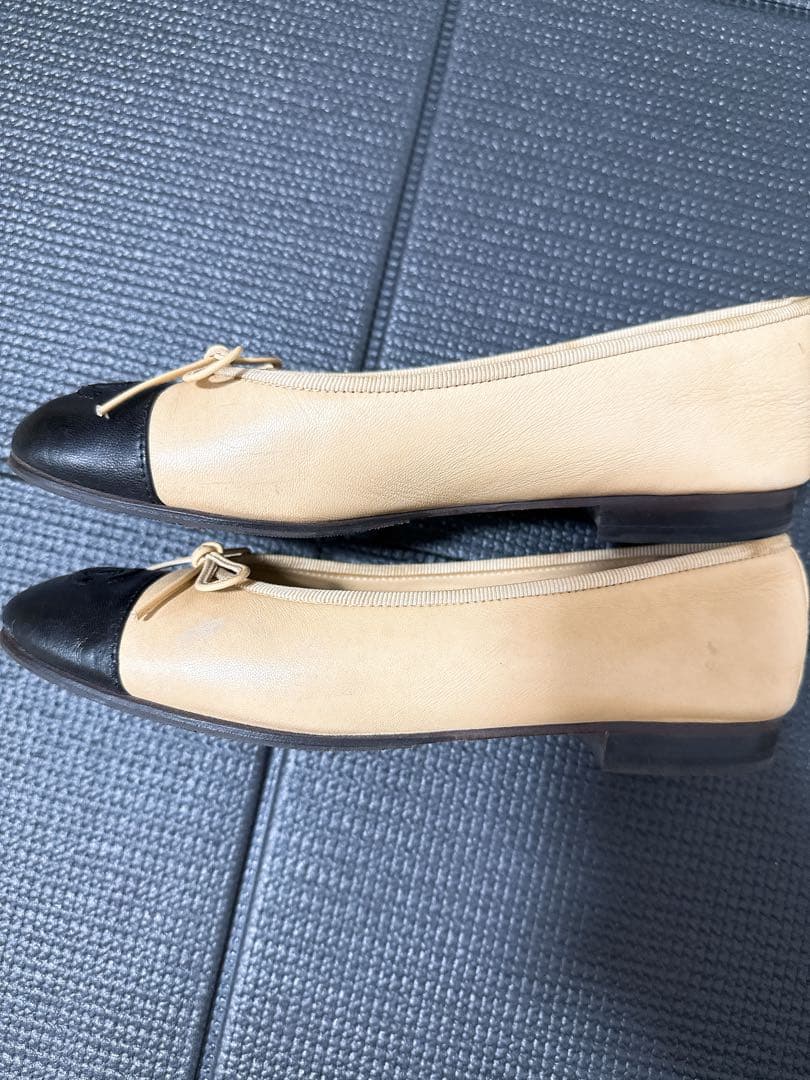 CHANEL シャネル　フラット　バレエ　シューズ　37 24 23.5