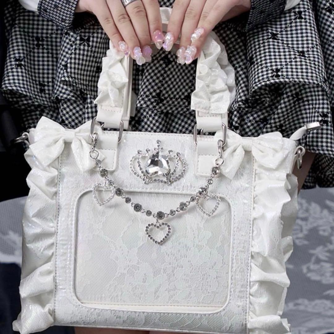 Pal elfy パルエルフィー オーロラレースミニ姫痛バ 白 ホワイト