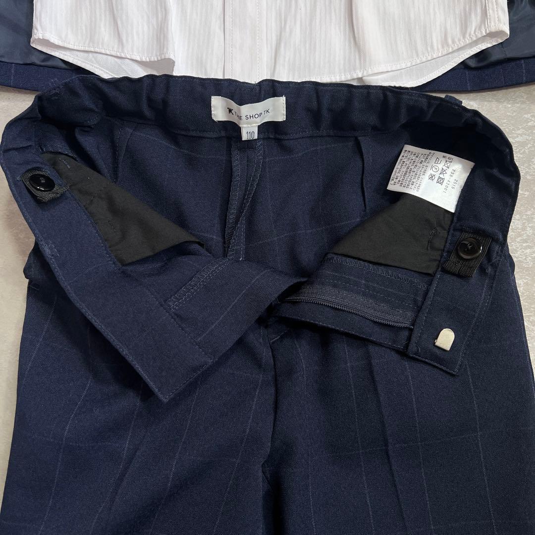 【極美品】ザショップTK タケオキクチ キッズスーツセットアップ 男の子 110