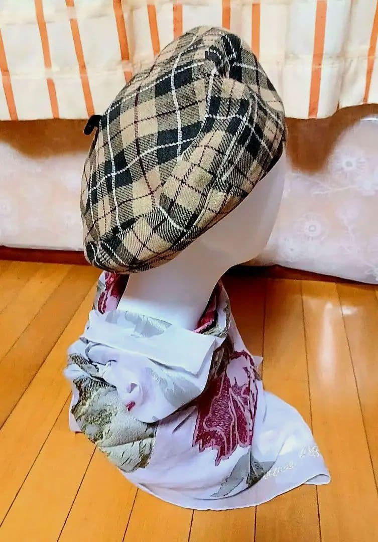 ヴィヴィアンウエストウッド　90sヴィンテージ！　ライセンス初期チェックベレー帽