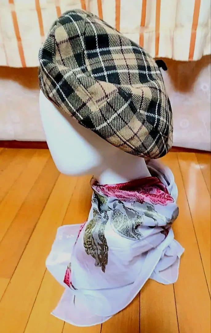 ヴィヴィアンウエストウッド　90sヴィンテージ！　ライセンス初期チェックベレー帽