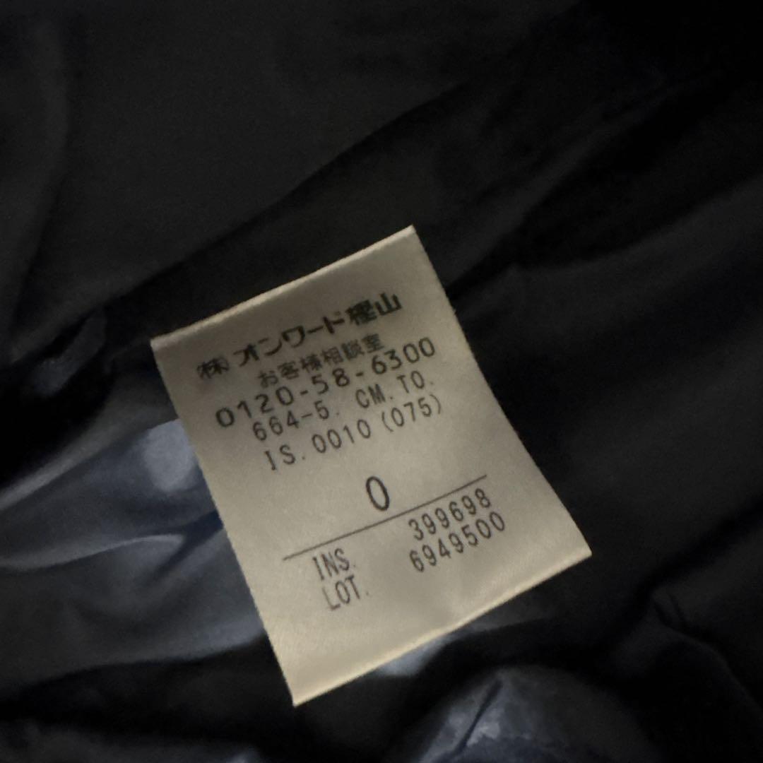 TOCCA 0 INVERNO バイカラーコート ネイビー