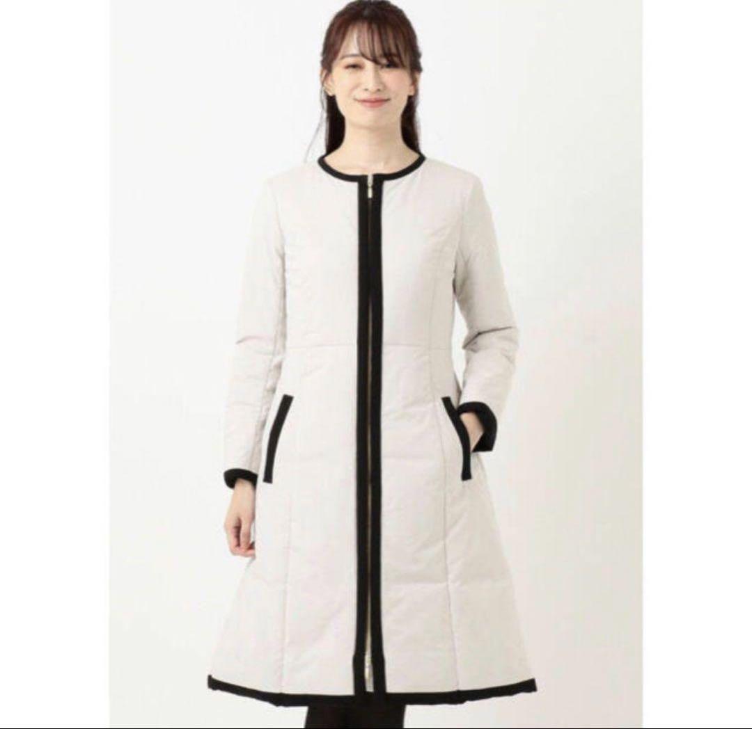 TOCCA 0 INVERNO バイカラーコート ネイビー