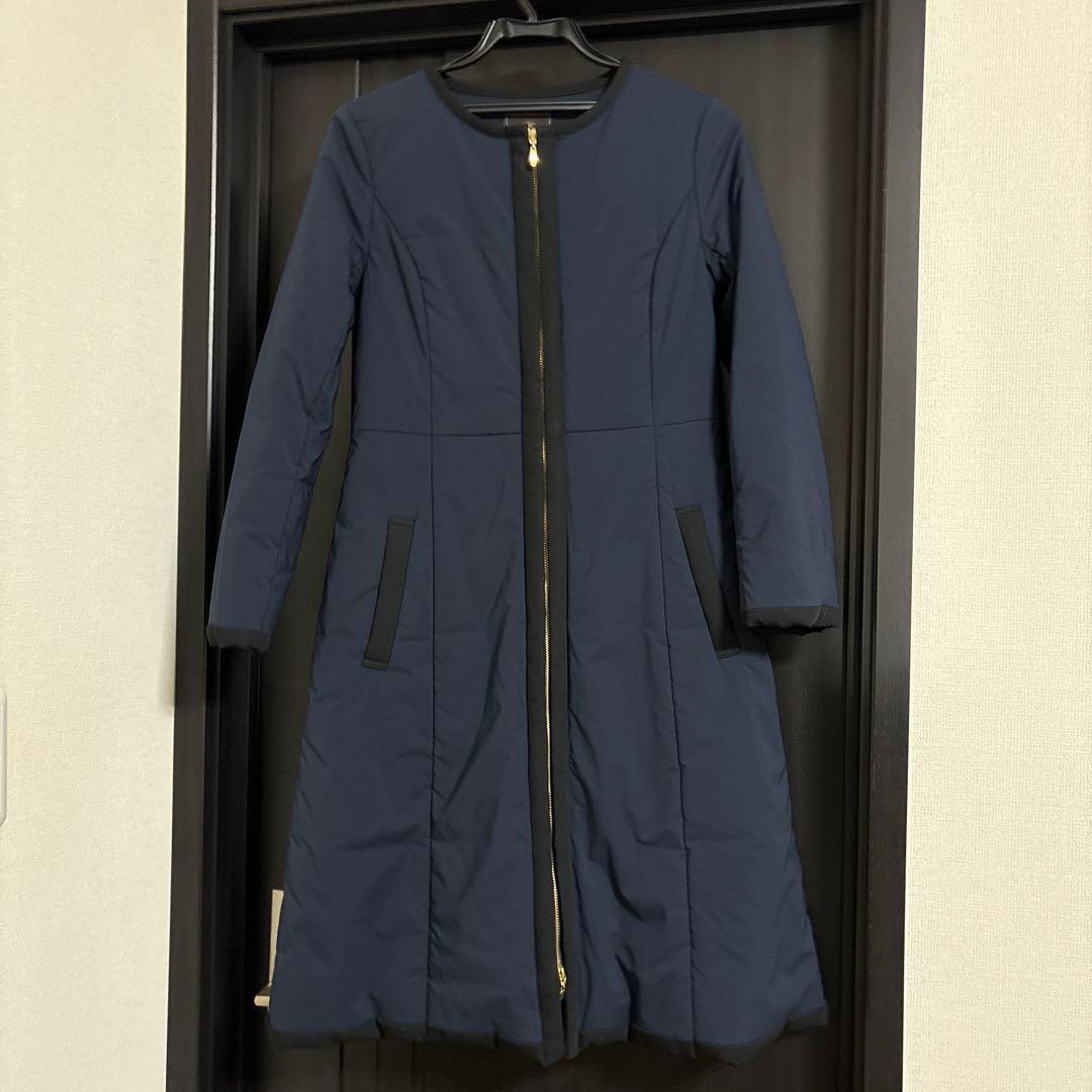 TOCCA 0 INVERNO バイカラーコート ネイビー