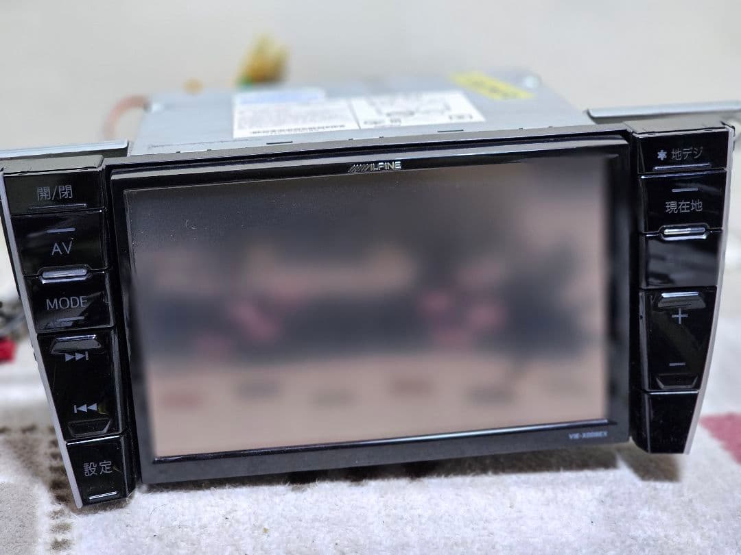 プリウス30 アルパイン VIE-X008EX 8インチ 動 作確認済み2015