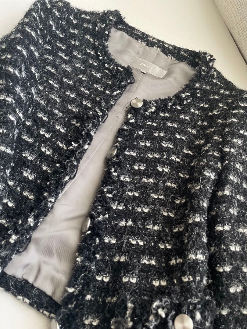 【BALLSEYトゥモローランド】 ツイードジャケット　リントン