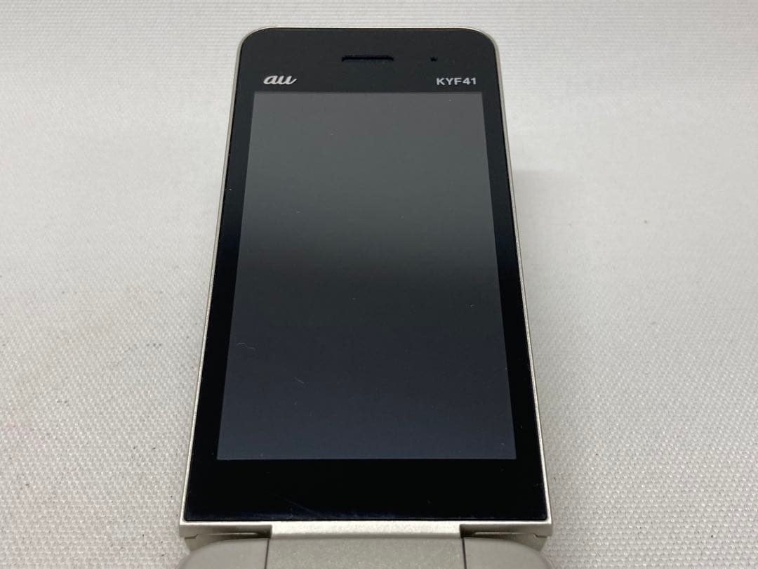 美品　au　KYF41　かんたんケータイ　SIMフリー　a01a224dd
