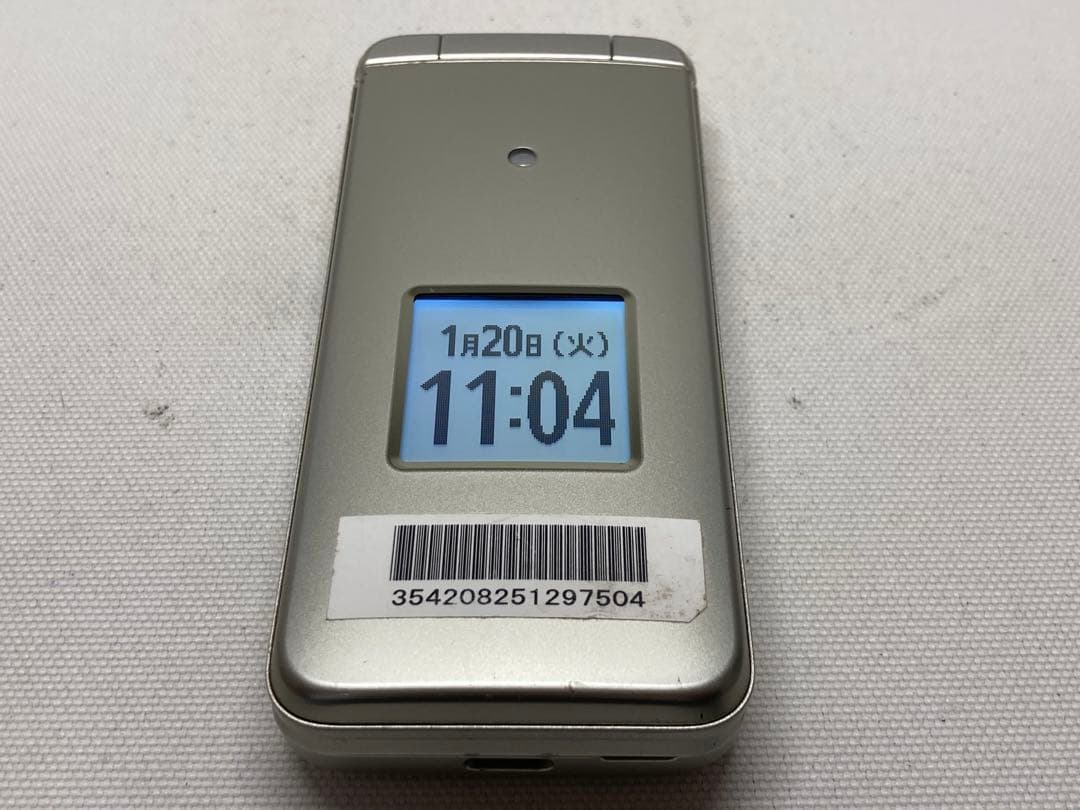 美品　au　KYF41　かんたんケータイ　SIMフリー　a01a224dd