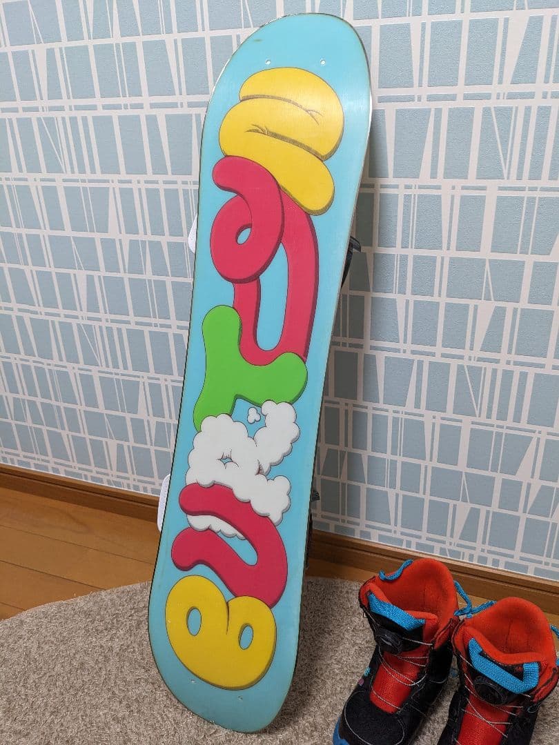 バートンキッズ　スノーボードセット　90センチ　18.5センチ