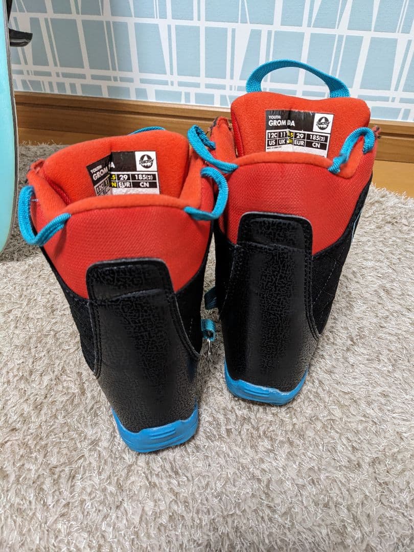 バートンキッズ　スノーボードセット　90センチ　18.5センチ