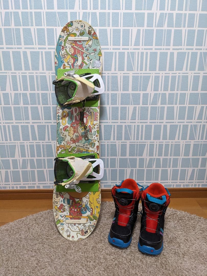 バートンキッズ　スノーボードセット　90センチ　18.5センチ
