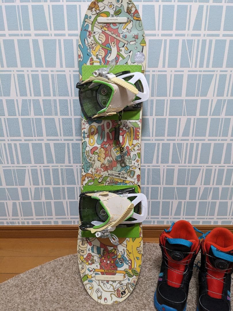 バートンキッズ　スノーボードセット　90センチ　18.5センチ