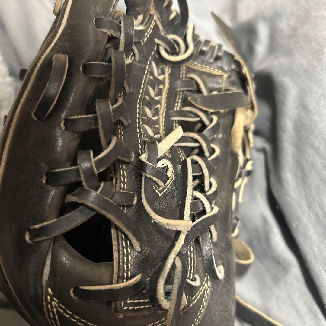 ミズノ 軟式グローブ 日本製 黒