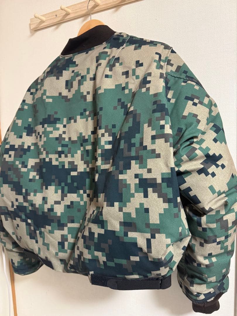 beams 迷彩 MA-1 フライトジャケット