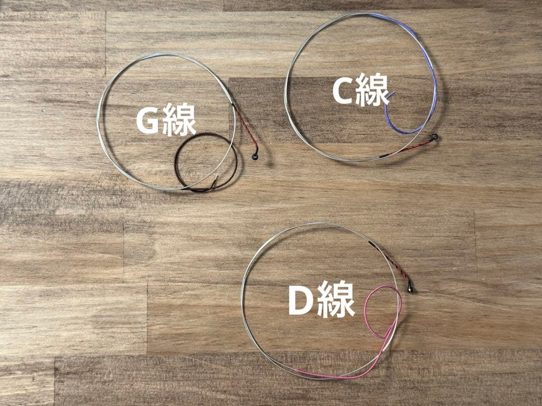 【ヴィオラ弦】使用期間１カ月OBLIGATO Viola弦 C.G.D線 3本