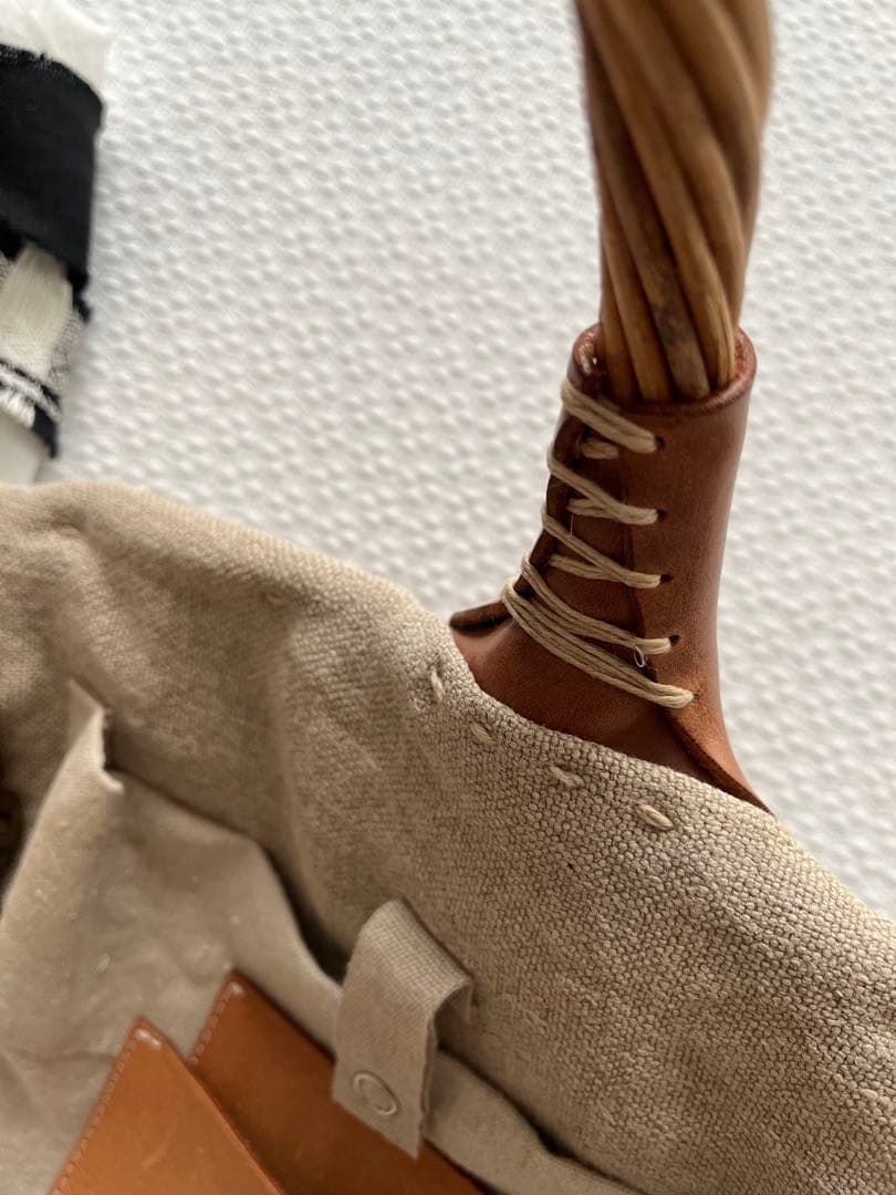 ebagos★ 1本手 オイルショルダー 紅籐 brown エバゴス★美品