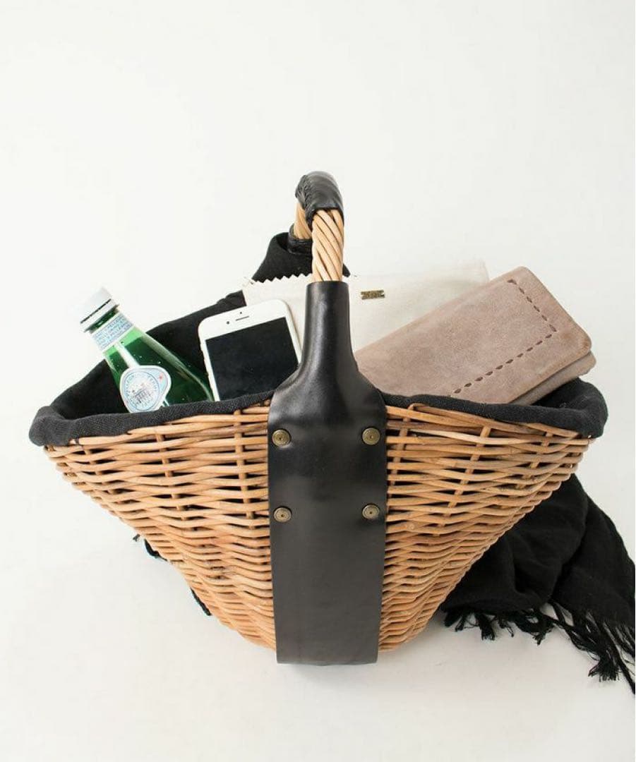 ebagos★ 1本手 オイルショルダー 紅籐 brown エバゴス★美品