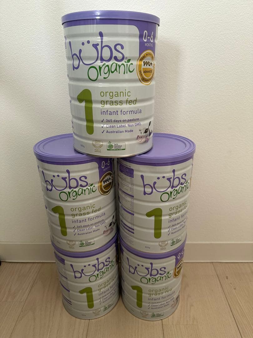 bubs organic 粉ミルク 1号 0-6ヶ月用