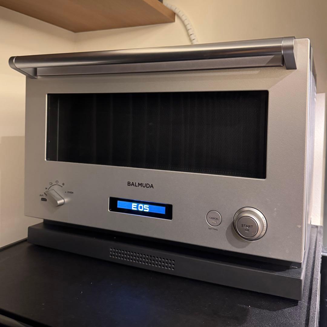 【ジャンク品】BALMUDA オーブンレンジ シルバー