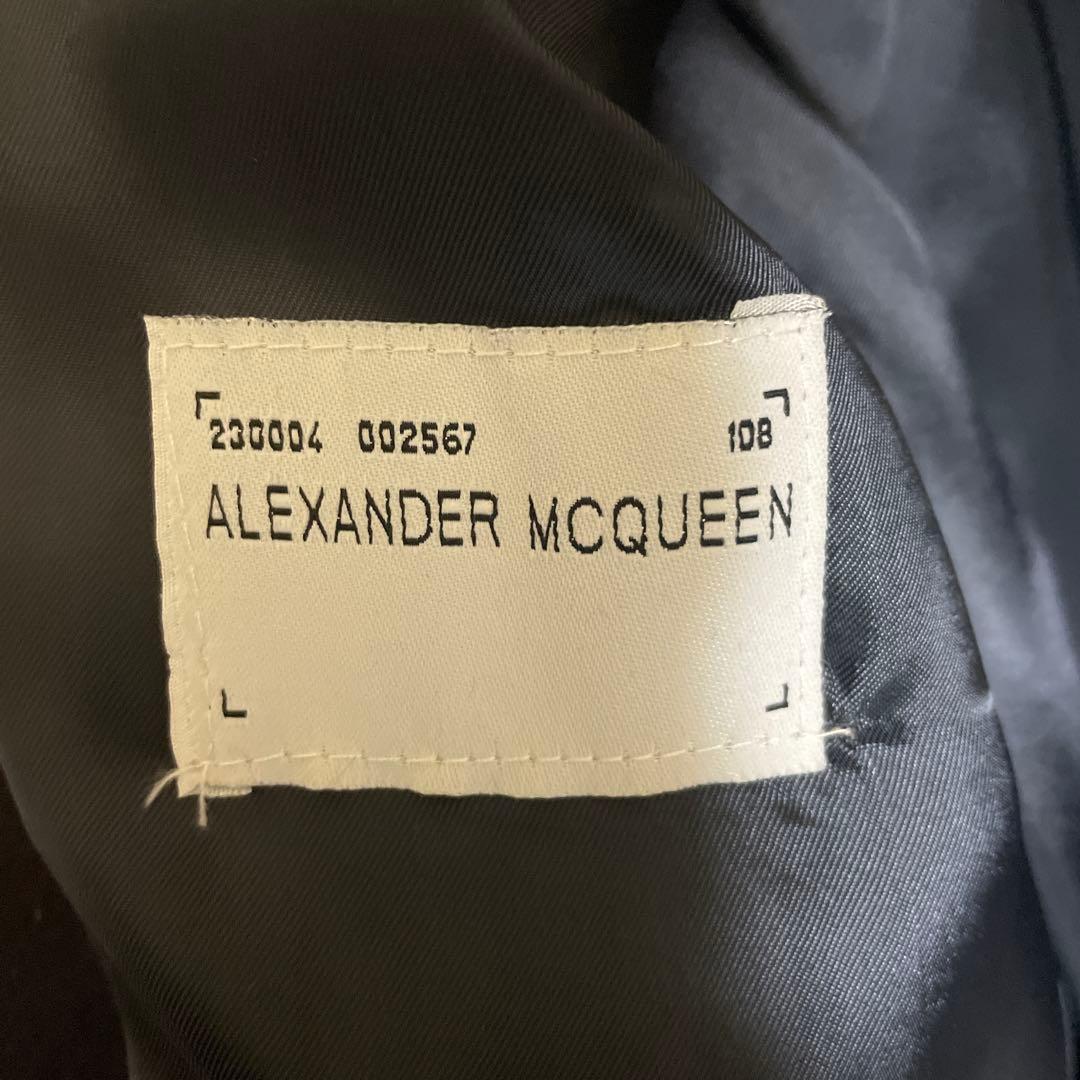 ALEXANDER MCQUEEN ネイビー チェスターコート