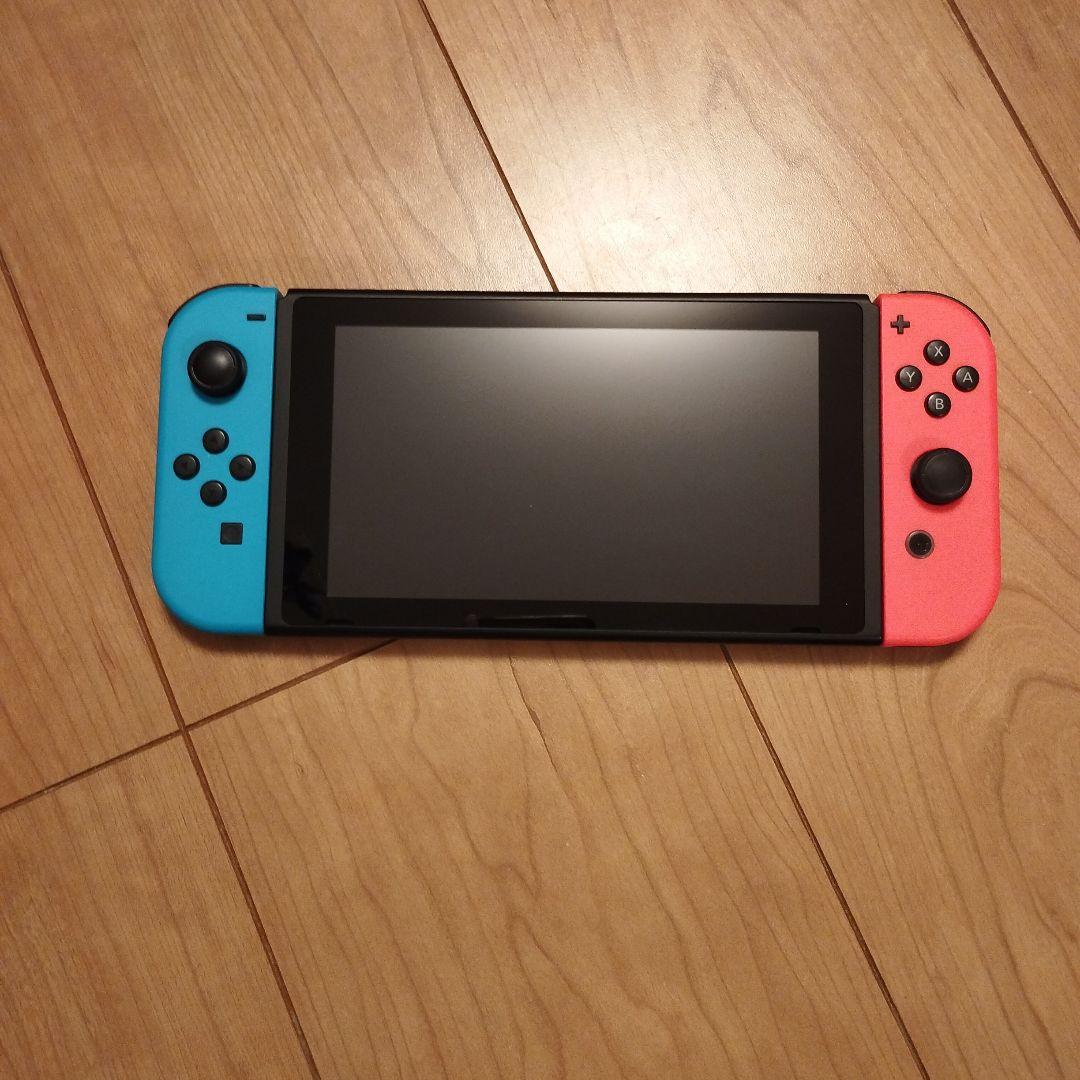 【画面極美】Nintendo Switch 青/赤 ジョイコン付き