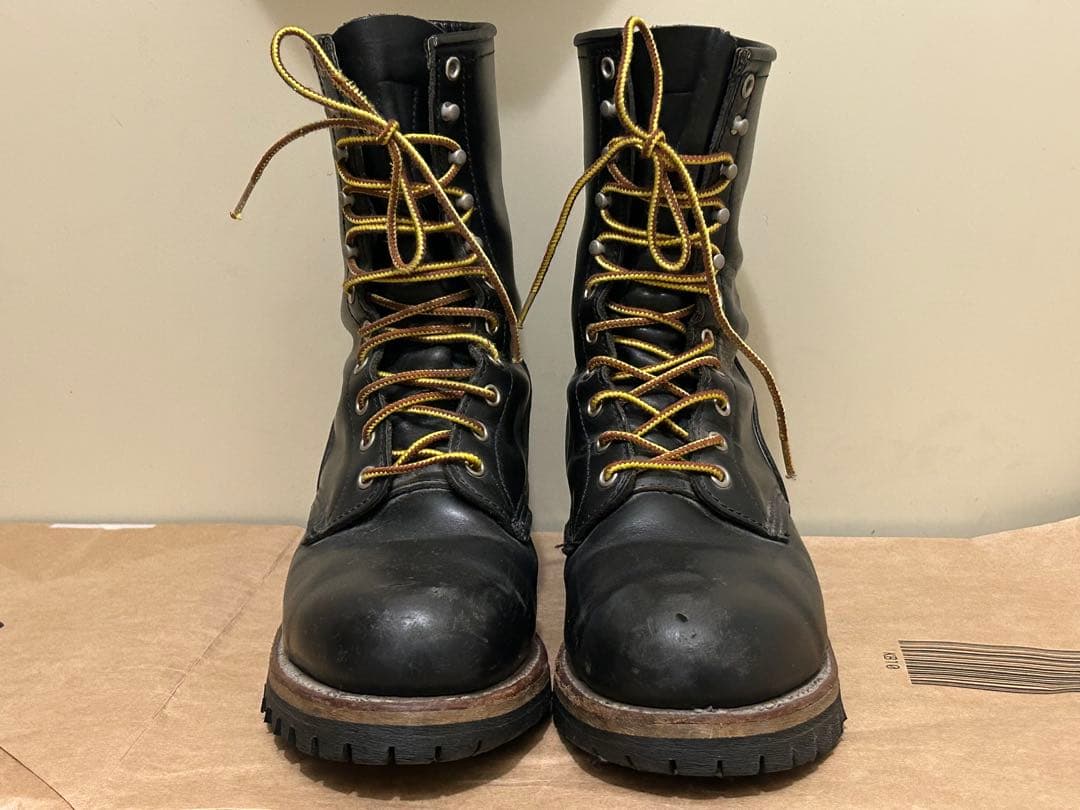 REDWING 2218 US 9.5 黒 ロガーブーツ　レッドウィング