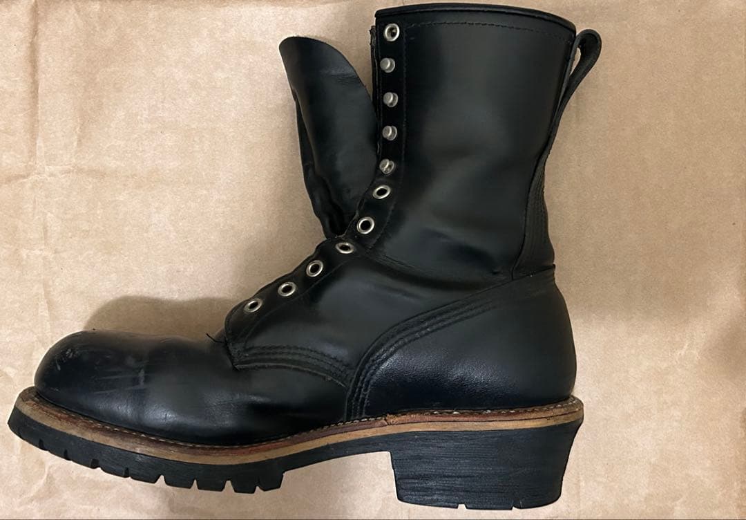 REDWING 2218 US 9.5 黒 ロガーブーツ　レッドウィング