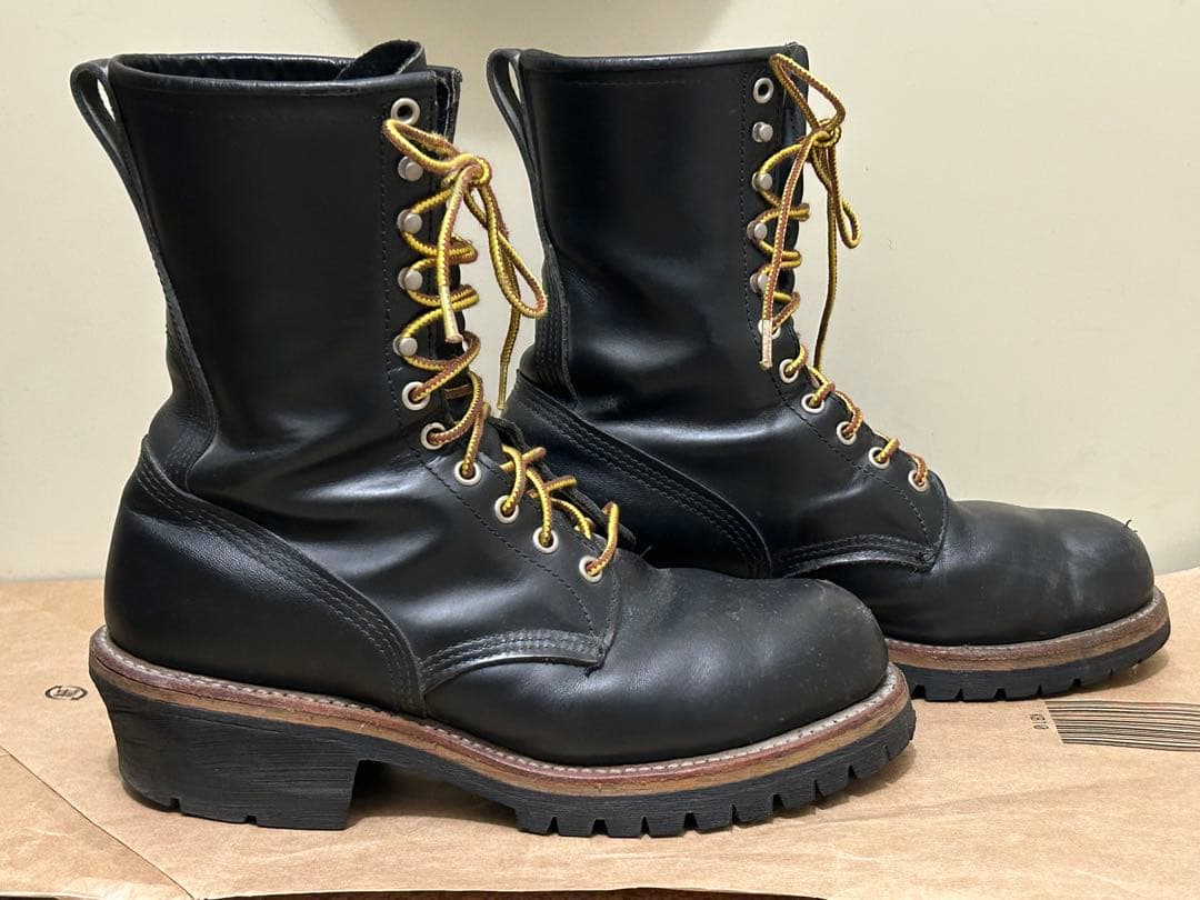 REDWING 2218 US 9.5 黒 ロガーブーツ　レッドウィング