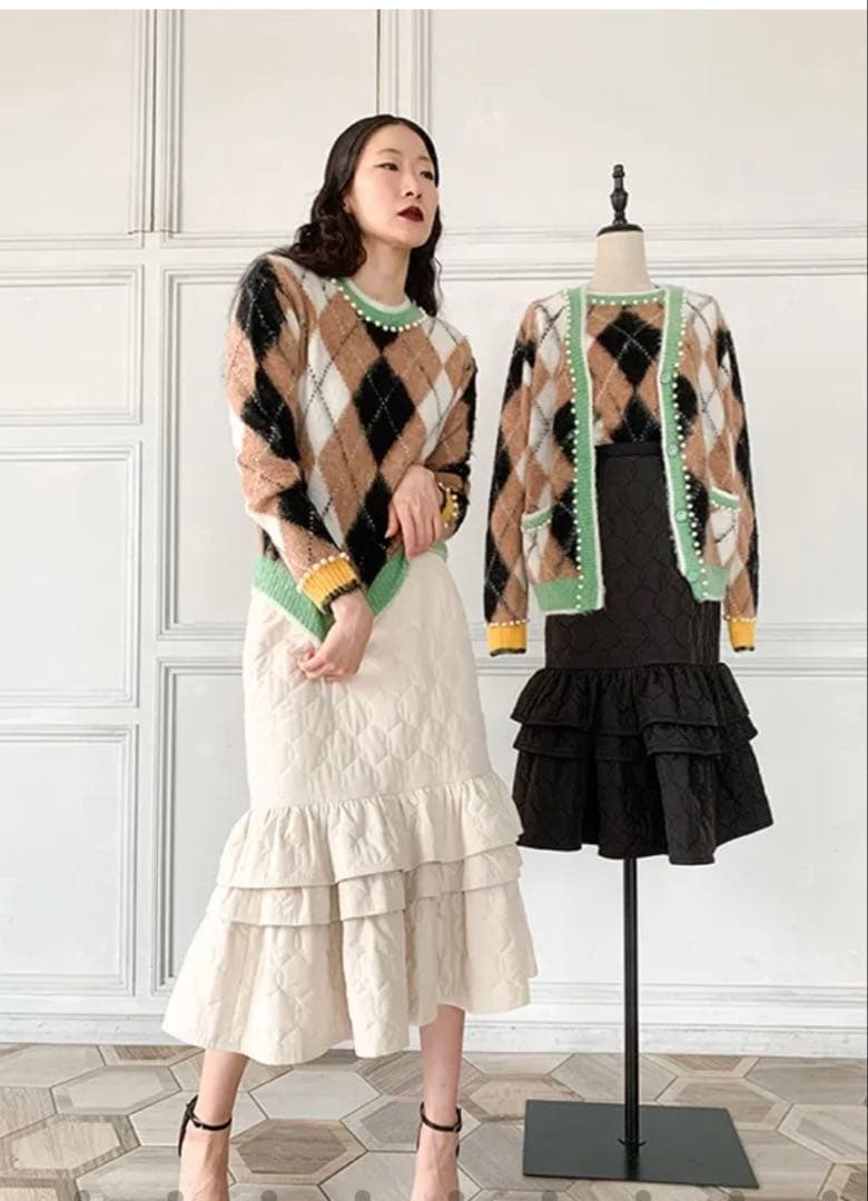 アドニシス　キルティングスカート