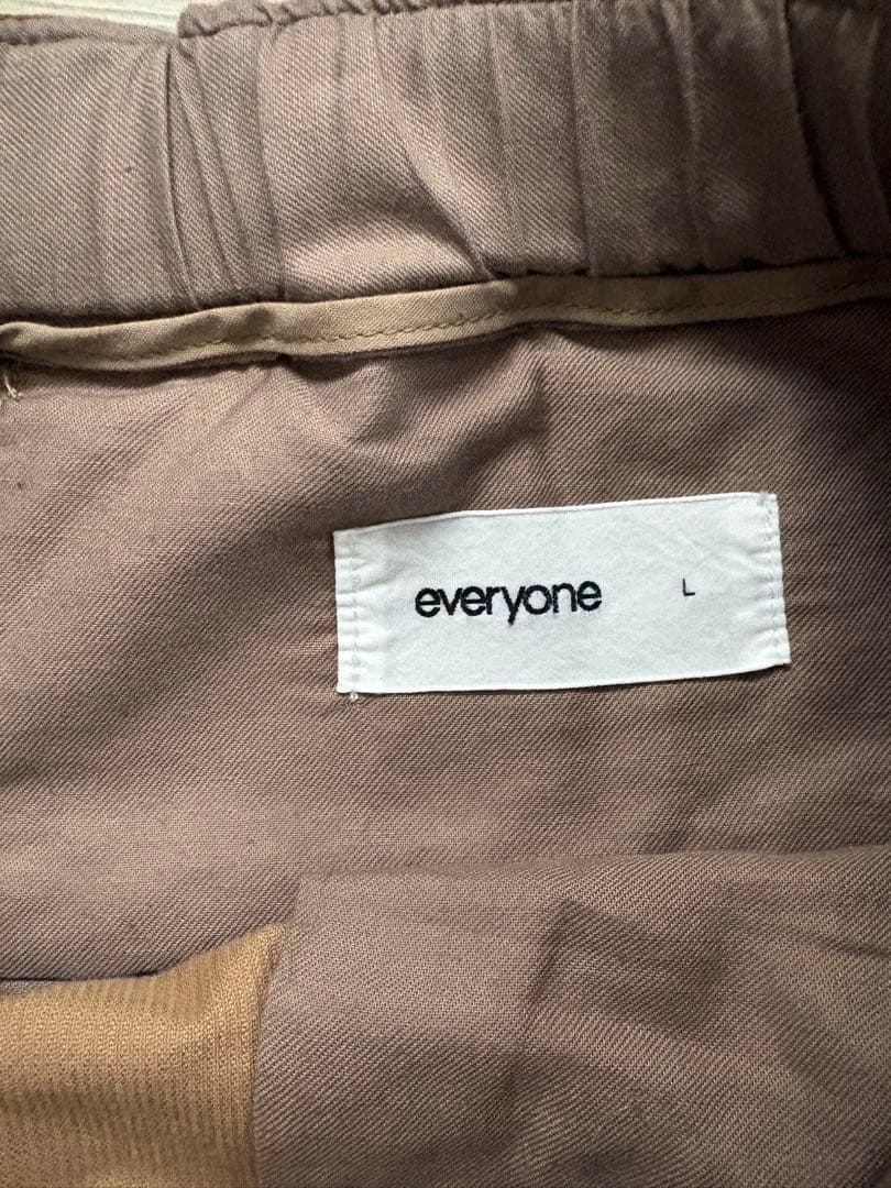 パンツ everyone corduroy belted easy pants