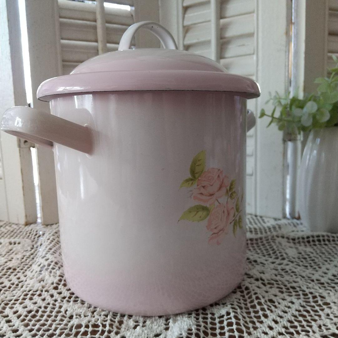 ⭐️未使用⭐️imane イマン【ダイアナローズ】ホーローミニストッカー レア