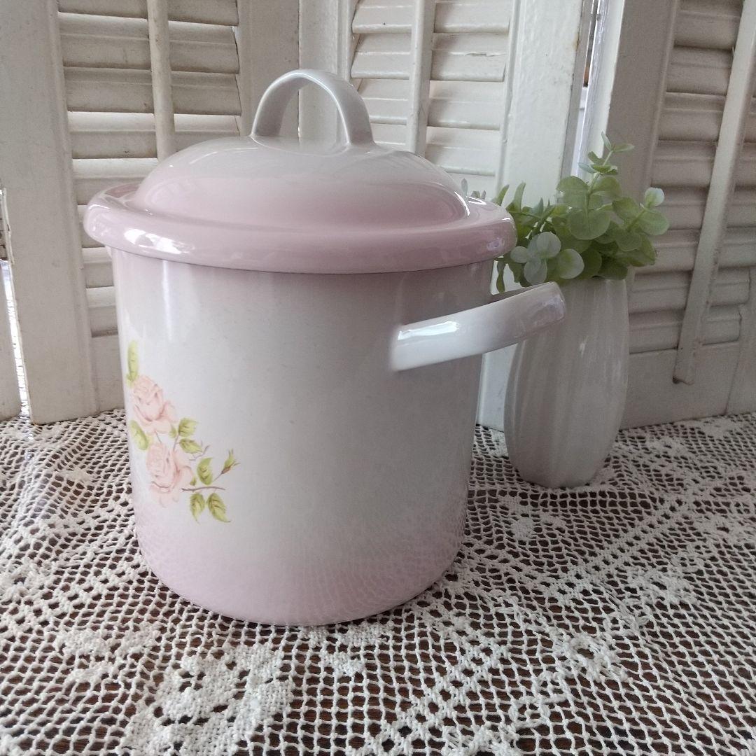 ⭐️未使用⭐️imane イマン【ダイアナローズ】ホーローミニストッカー レア