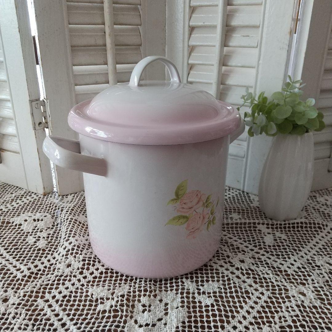 ⭐️未使用⭐️imane イマン【ダイアナローズ】ホーローミニストッカー レア