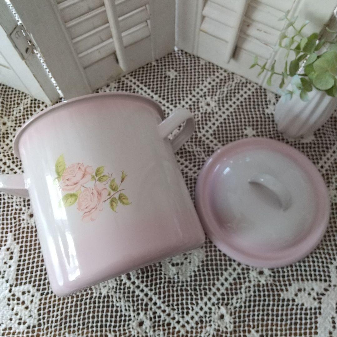 ⭐️未使用⭐️imane イマン【ダイアナローズ】ホーローミニストッカー レア