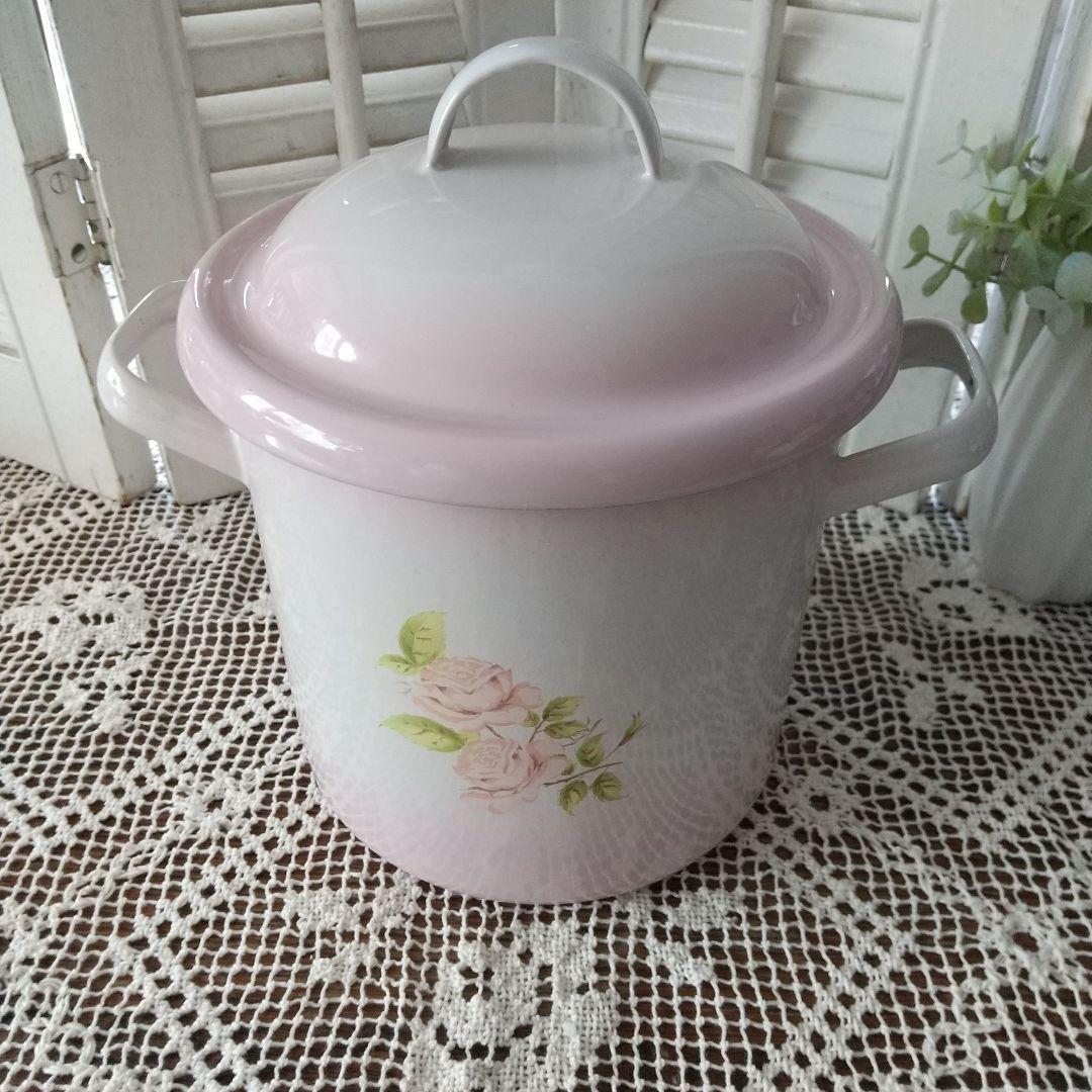 ⭐️未使用⭐️imane イマン【ダイアナローズ】ホーローミニストッカー レア