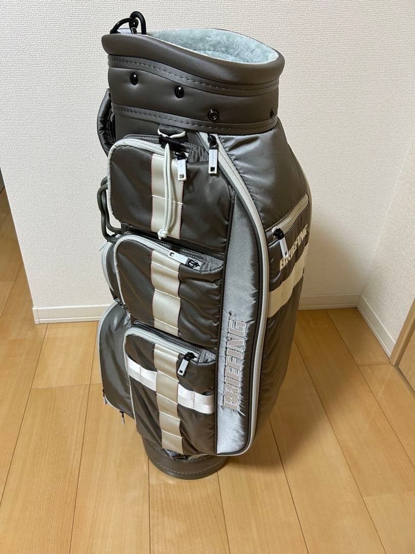 BRIEFING キャディバッグ グレー/ホワイト